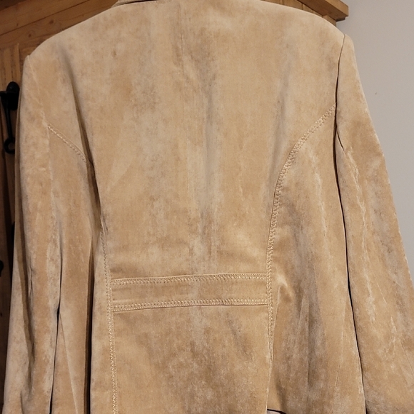 Faux Suede Women's Blazer - Picture 7 of 8